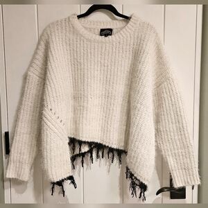 Angie Women's Knit Sweater Ivory Mediun